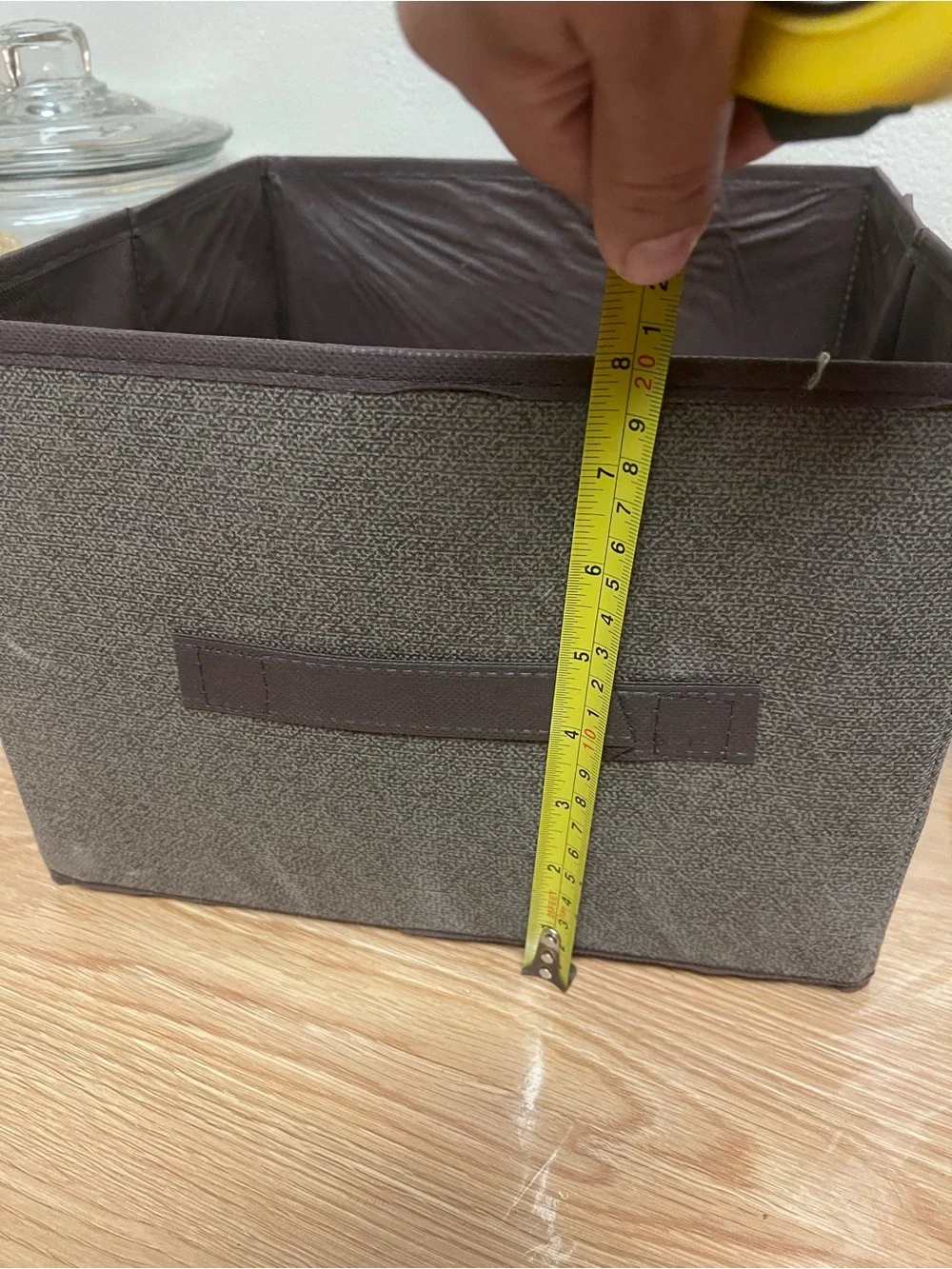 4 pieces Brown Fabric Storage Bin - Home Accents